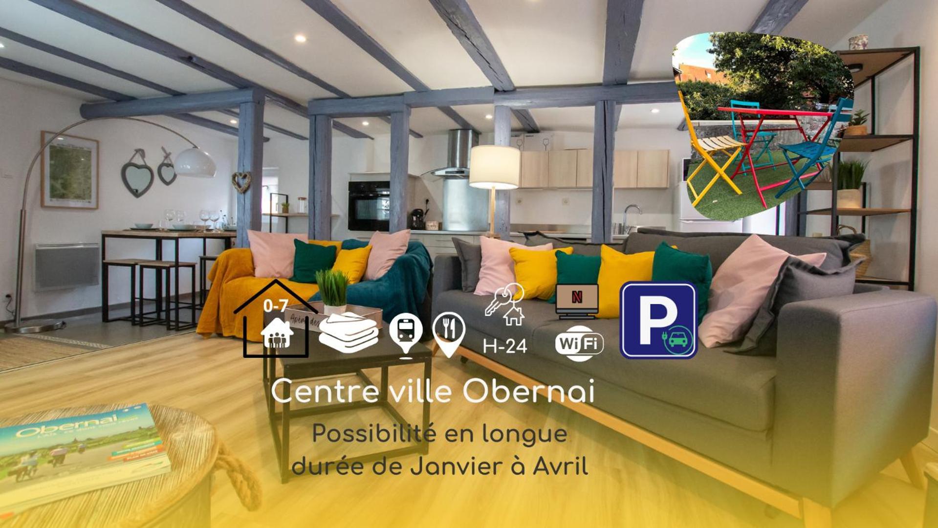 Le Nid Cosy D'Obernai /2Min Centre Ville/Parking Екстер'єр фото